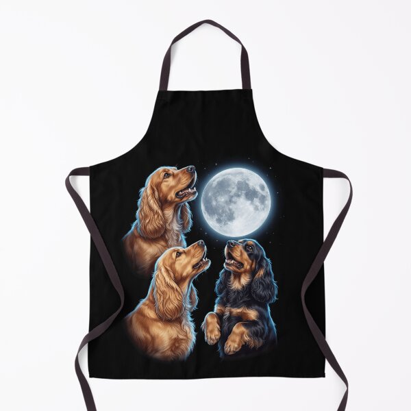 Item preview, Cocker Spaniel Howling Moon Art Dog Owner designed and sold by TerryConnells.