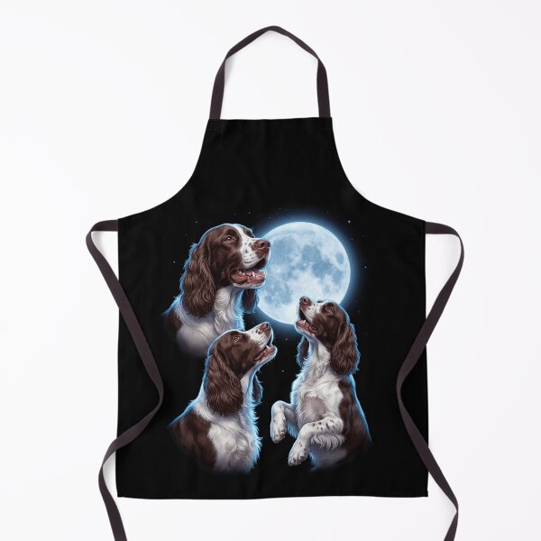 Item preview, English Springer Spaniel Howling Moon Art Dog Owner designed and sold by TerryConnells.