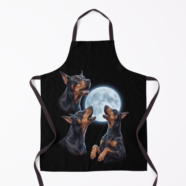 Item preview, Doberman Pinscher Howling Moon Art Dog Owner designed and sold by TerryConnells.