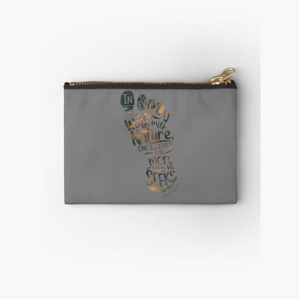 Item preview, Walk with nature hiking quote. In every walk with nature, one receives far more than he seeks designed and sold by TeeArtWorld.