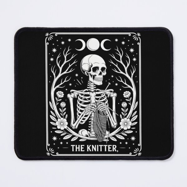 Item preview, Tarot Card Skeleton Knitting Knitter Funny designed and sold by EoraccoDesigns.