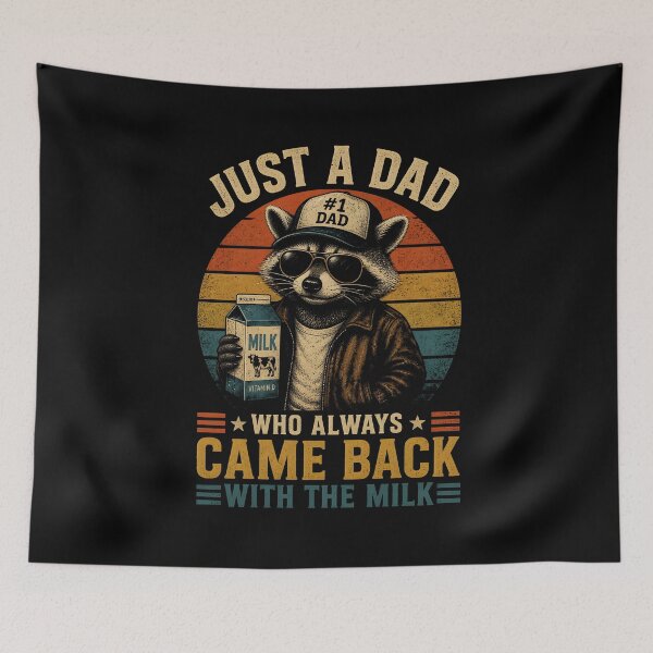 Item preview, Just A Dad Who Always Came Back with The Milk designed and sold by zoes-ink.