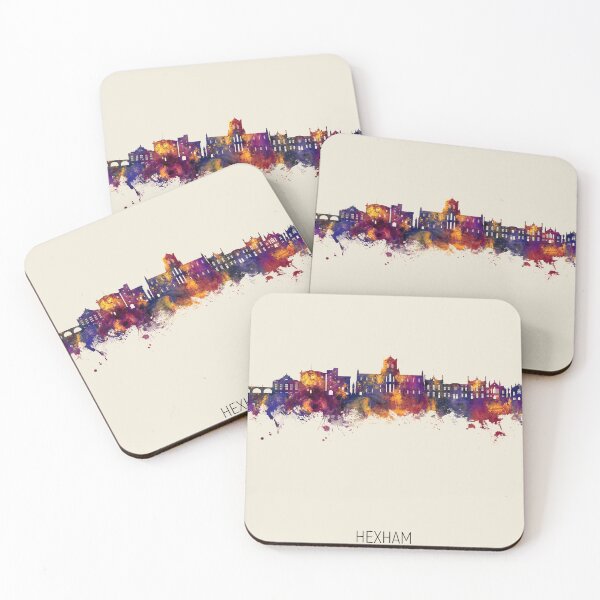 Item preview, Hexham England Skyline designed and sold by ArtPrints.