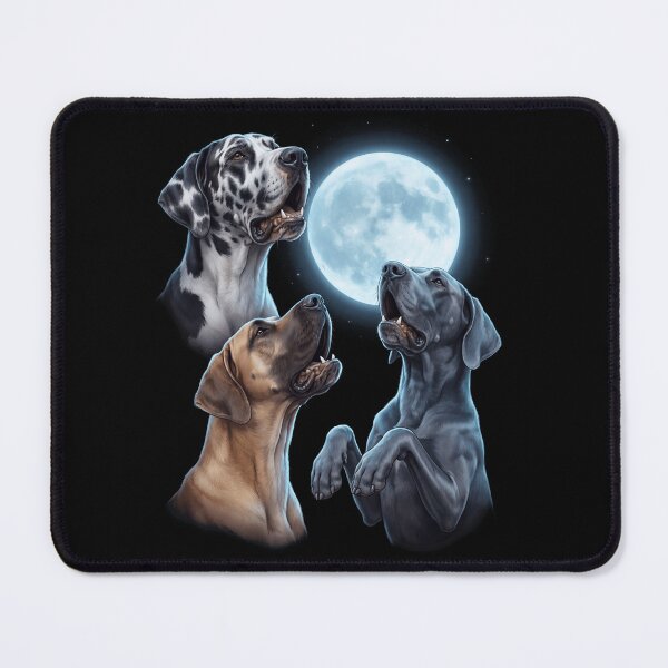 Item preview, Great Dane Howling Moon Art Dog Owner designed and sold by TerryConnells.