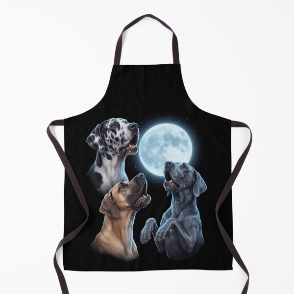 Item preview, Great Dane Howling Moon Art Dog Owner designed and sold by TerryConnells.
