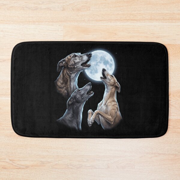 Item preview, Greyhound Howling Moon Art Dog Owner designed and sold by TerryConnells.
