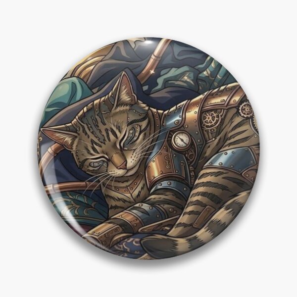 Item preview, Fascinating Mechanical Sleeping Tiger in Clockwork Setting designed and sold by Vyxorea.