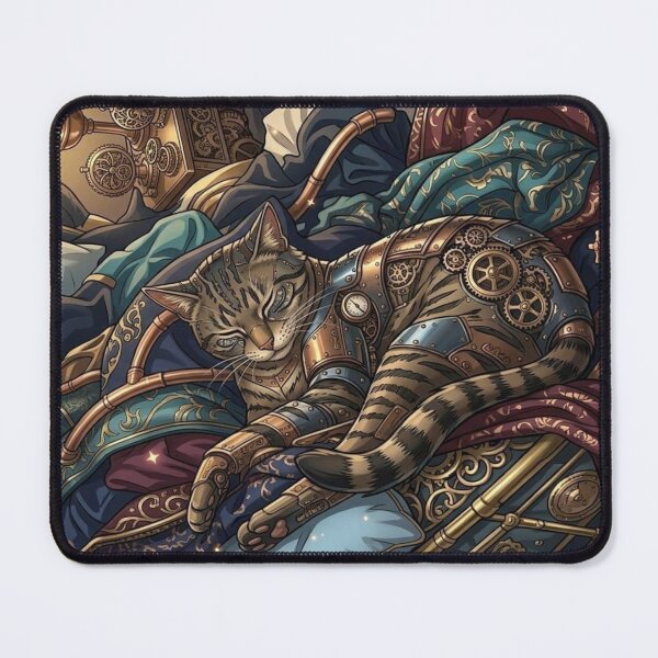 Item preview, Fascinating Mechanical Sleeping Tiger in Clockwork Setting designed and sold by Vyxorea.