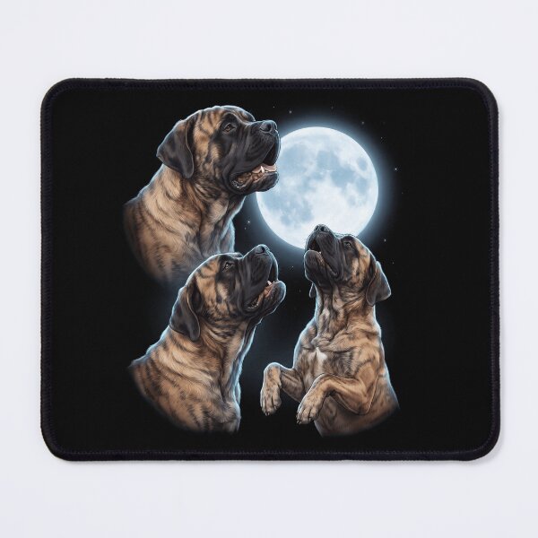 Item preview, Mastiff Howling Moon Art Dog Owner designed and sold by TerryConnells.