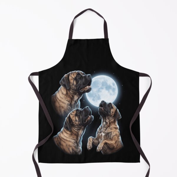Artikelvorschau, Mastiff heult Mond Kunst Hundebesitzer entworfen und verkauft von TerryConnells.