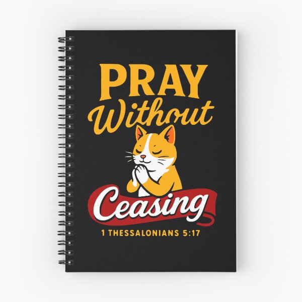 Item preview, 1 Thessalonians 5:17 Pray Without Ceasing designed and sold by plushism.