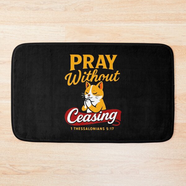 Item preview, 1 Thessalonians 5:17 Pray Without Ceasing designed and sold by plushism.