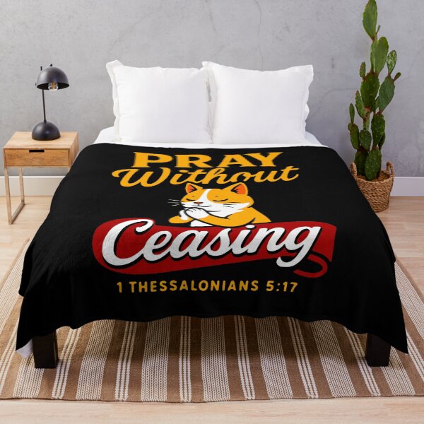 Item preview, 1 Thessalonians 5:17 Pray Without Ceasing designed and sold by plushism.