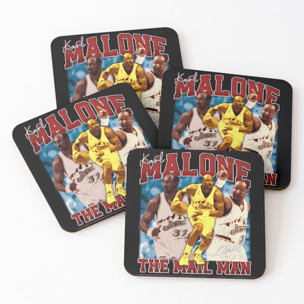 Item preview, Vintage KARL MALONE The Mail Man Basketball Legend Signature Retro 80s 90s Bootleg Rap Style  designed and sold by Fra-art.