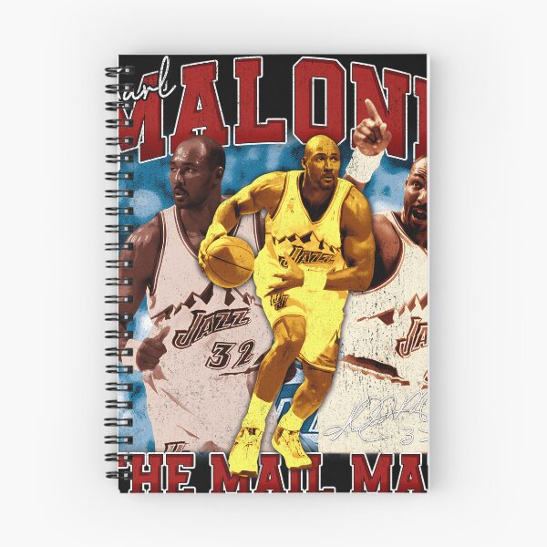 Item preview, Vintage KARL MALONE The Mail Man Basketball Legend Signature Retro 80s 90s Bootleg Rap Style  designed and sold by Fra-art.