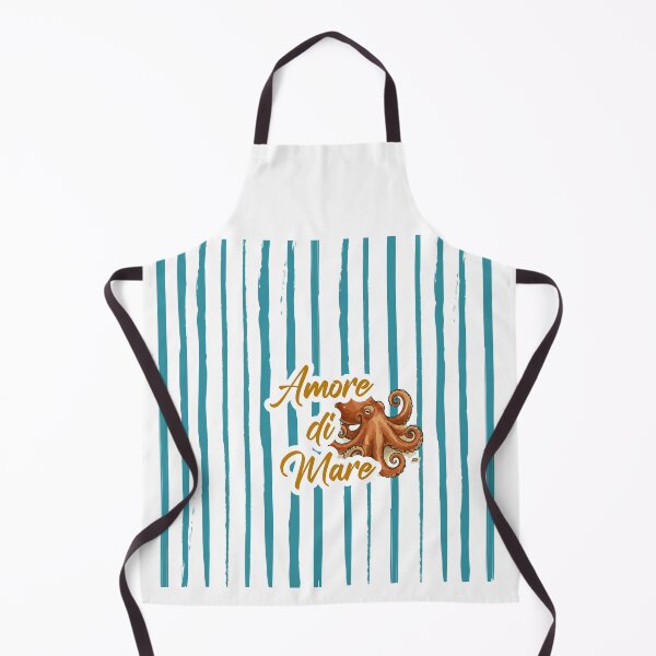 Item preview, Amore di Mare – Italian Coastal Quote with Squid Illustration designed and sold by Globe Glee Designs.