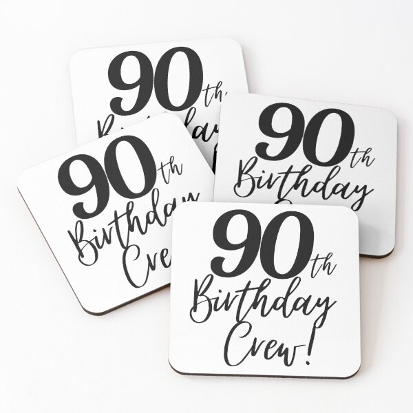 Item preview, 90th Birthday Crew | 90 Years Squad designed and sold by highflycrafts.