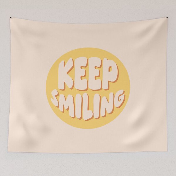 Item preview, keep smiling designed and sold by dora decors.