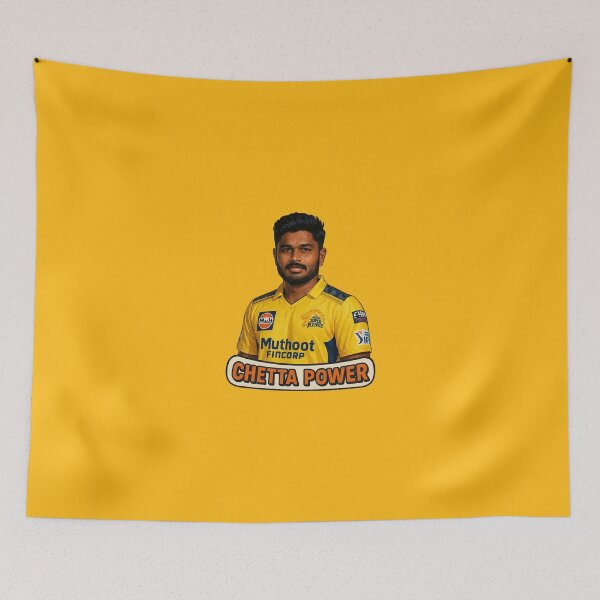 Item preview, Sanju Samson (CSK) big art designed and sold by Crick-Art.