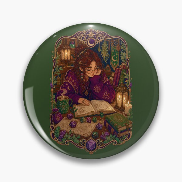 Item preview, Cozy Fantasy Witch Gamer Art | DND Aesthetic Shirt | Cottagecore Magic Design designed and sold by KAYJAY DESIGNS.