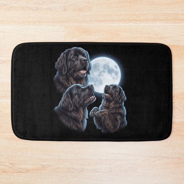 Item preview, Newfoundland Howling Moon Art Dog Owner designed and sold by TerryConnells.
