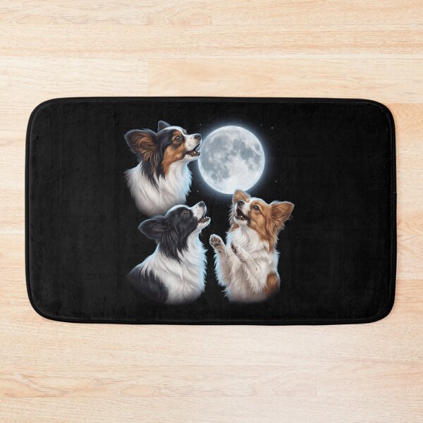 Aperçu de l'œuvre Papillon Howling Moon Art Dog Owner créée et vendue par TerryConnells.