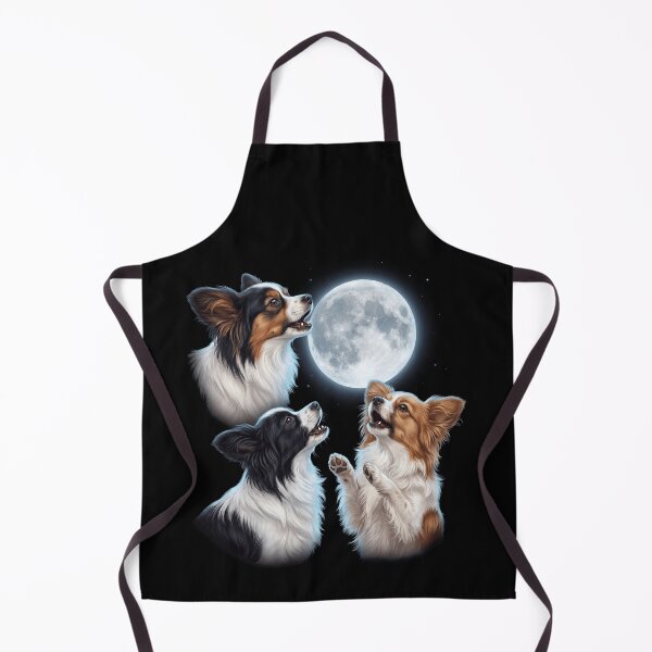 Item preview, Papillon Howling Moon Art Dog Owner designed and sold by TerryConnells.