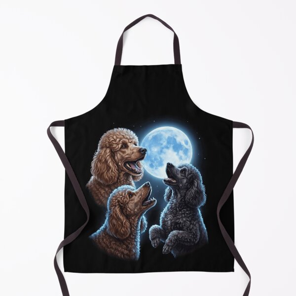 Item preview, Poodle Howling Moon Art Dog Owner designed and sold by TerryConnells.