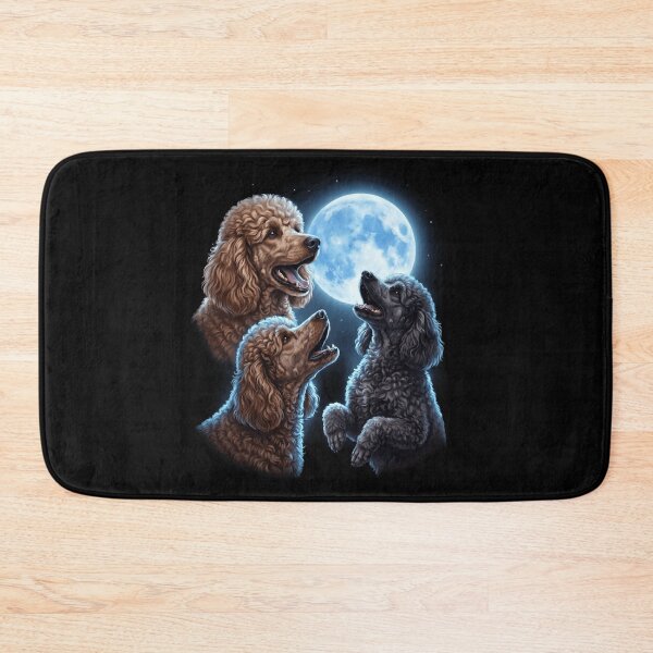 Item preview, Poodle Howling Moon Art Dog Owner designed and sold by TerryConnells.