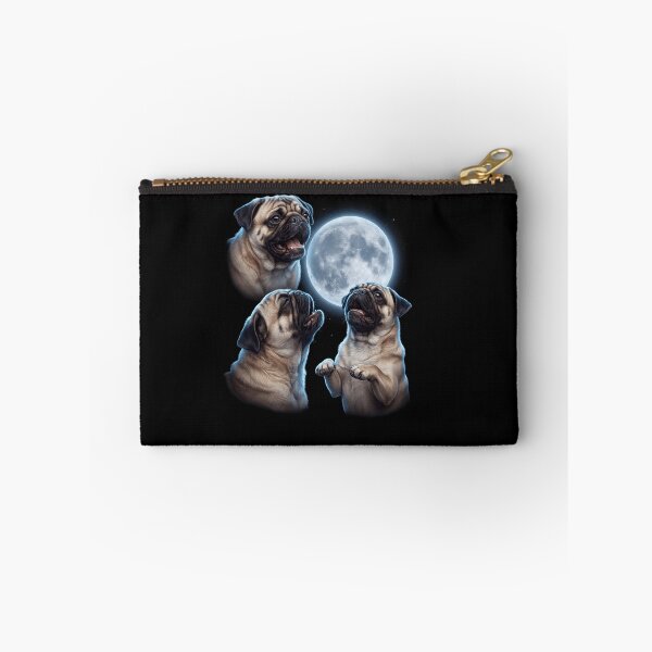 Item preview, Pug Howling Moon Art Dog Owner designed and sold by TerryConnells.