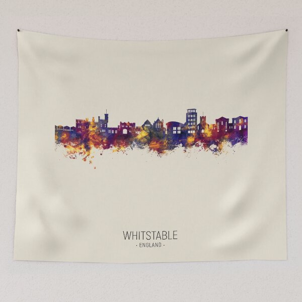Item preview, Whitstable England Skyline designed and sold by ArtPrints.