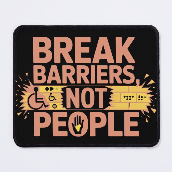 Item preview, Break Barriers, Not People. designed and sold by mirciashop.