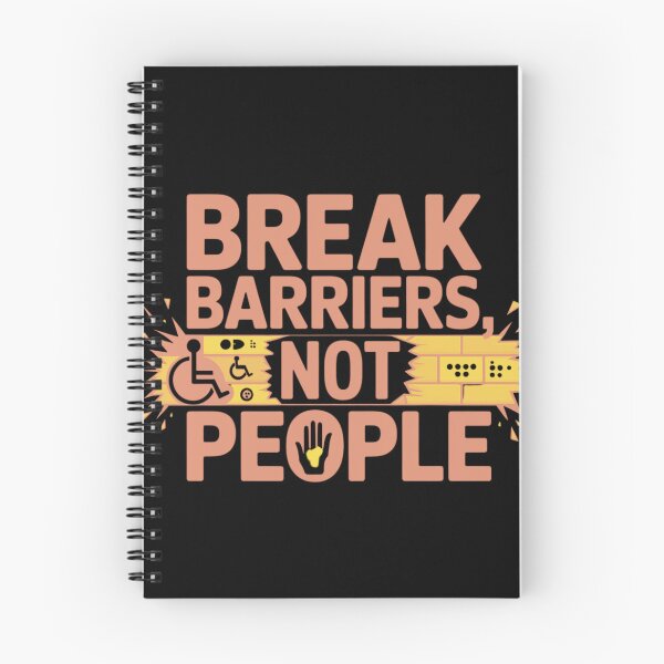 Item preview, Break Barriers, Not People. designed and sold by mirciashop.