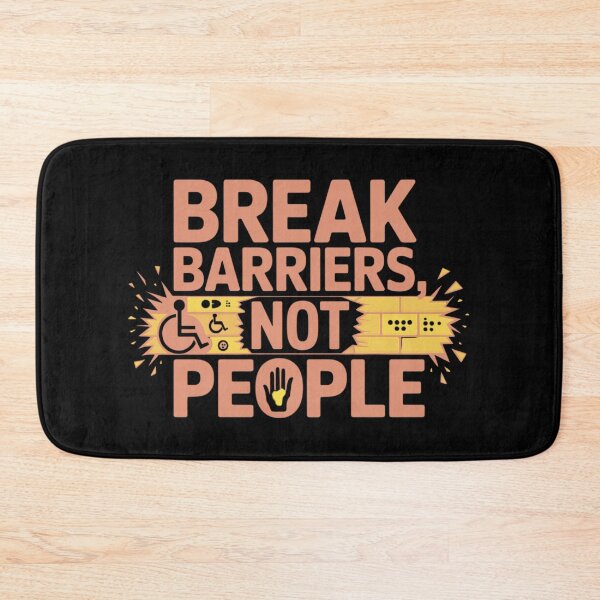 Item preview, Break Barriers, Not People. designed and sold by mirciashop.