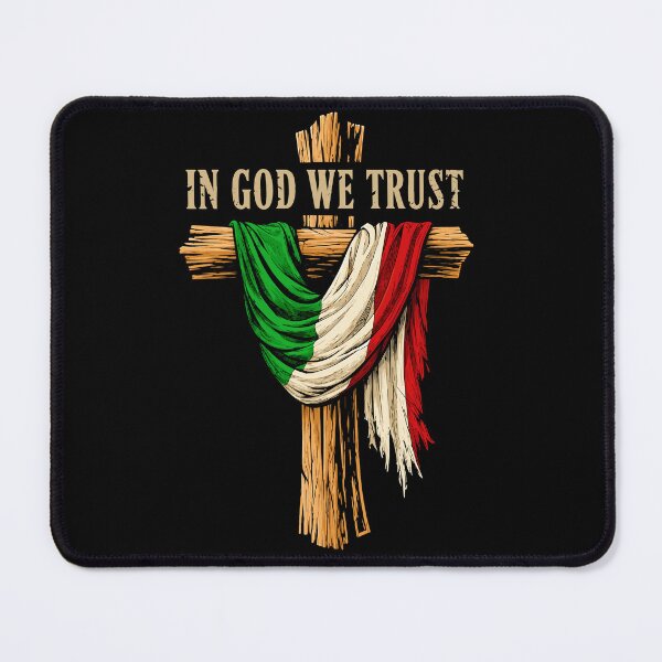 Item preview, Italian Cross In God We Trust designed and sold by LOUP-SOLI.