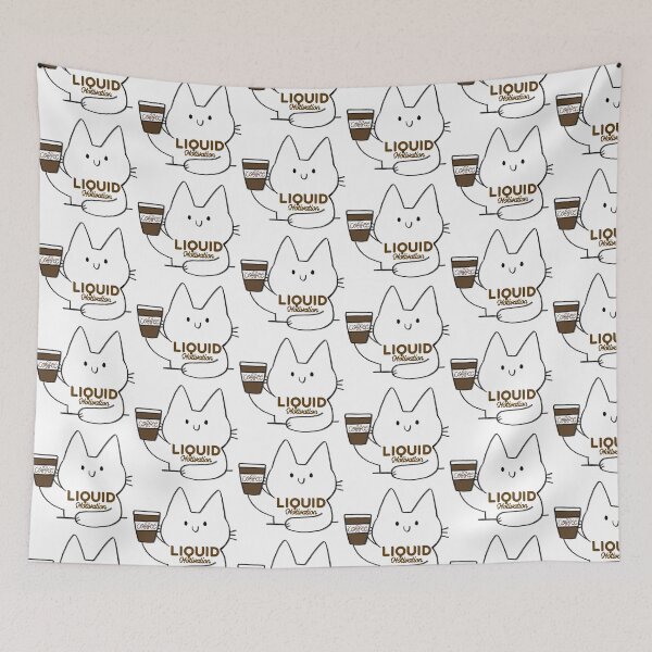 Item preview, Coffee Cat Liquid Motivation Graphic designed and sold by S-Twisnity.