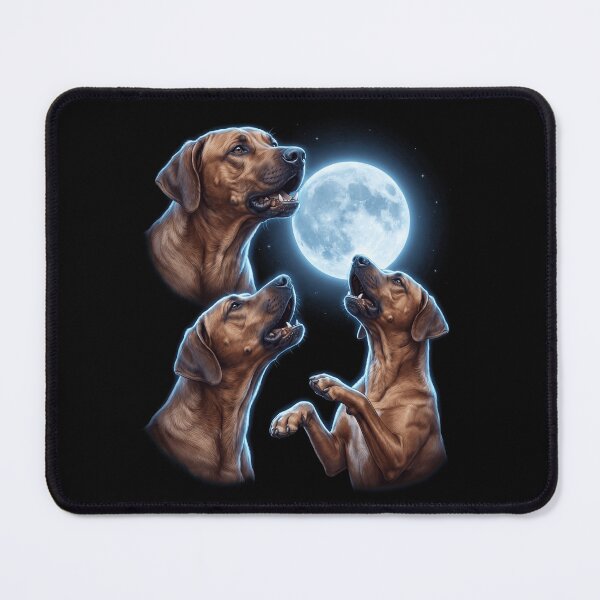 Item preview, Rhodesian Ridgeback Howling Moon Art Dog Owner designed and sold by TerryConnells.
