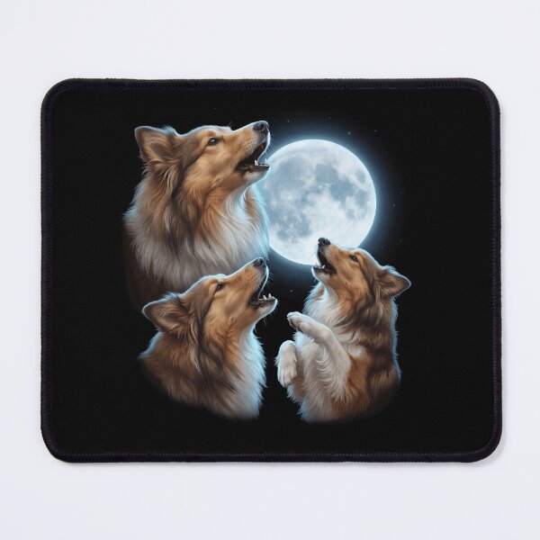 Item preview, Shetland Sheepdog Howling Moon Art Dog Owner designed and sold by TerryConnells.