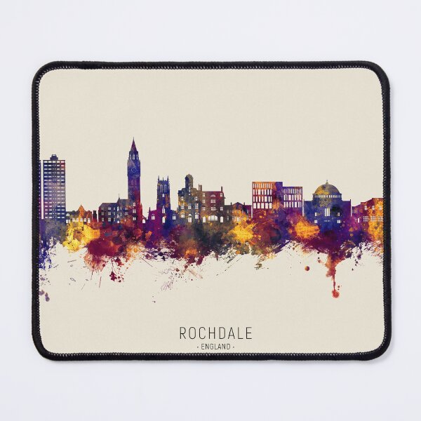 Item preview, Rochdale England Skyline designed and sold by ArtPrints.