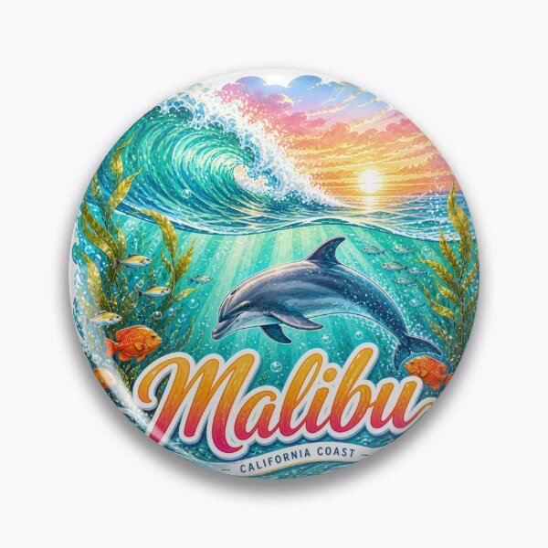 Item preview, Malibu Dolphin  designed and sold by PamLeeDesign.