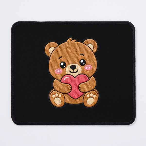 Item preview, Love Bear Kawaii Cute Heart Bear Cartoon Sticker designed and sold by ColorSplash123.