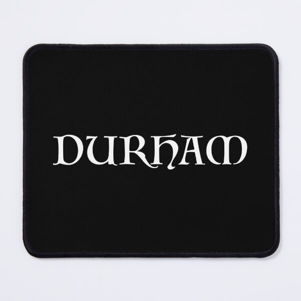 Item preview, Durham old medieval style text (White) designed and sold by STUDIO-72.