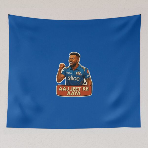 Item preview, Hardik Pandiya fan art designed and sold by Crick-Art.