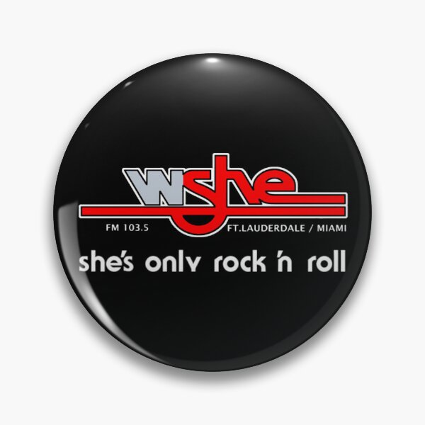 Item preview, Wshe Fm 103.5 She_S Only Rock _N Roll designed and sold by InkwaveAppaDE.