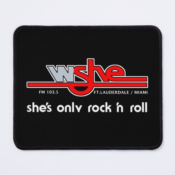 Item preview, Wshe Fm 103.5 She_S Only Rock _N Roll designed and sold by InkwaveAppaDE.