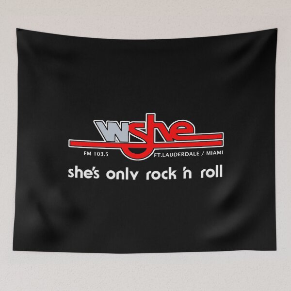 Item preview, Wshe Fm 103.5 She_S Only Rock _N Roll designed and sold by InkwaveAppaDE.