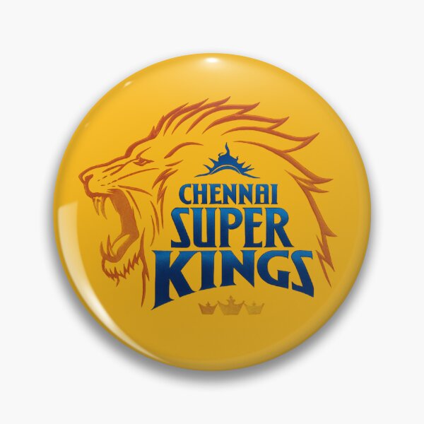 Item preview, Chennai Super Kings (CSK) big logo art designed and sold by Crick-Art.