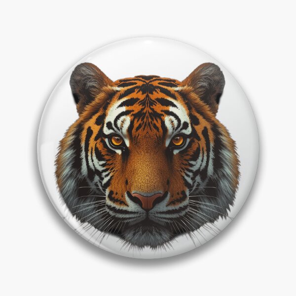 Item preview, Wild Tiger Portrait – Minimalist Tiger Design designed and sold by SpeedProduction.