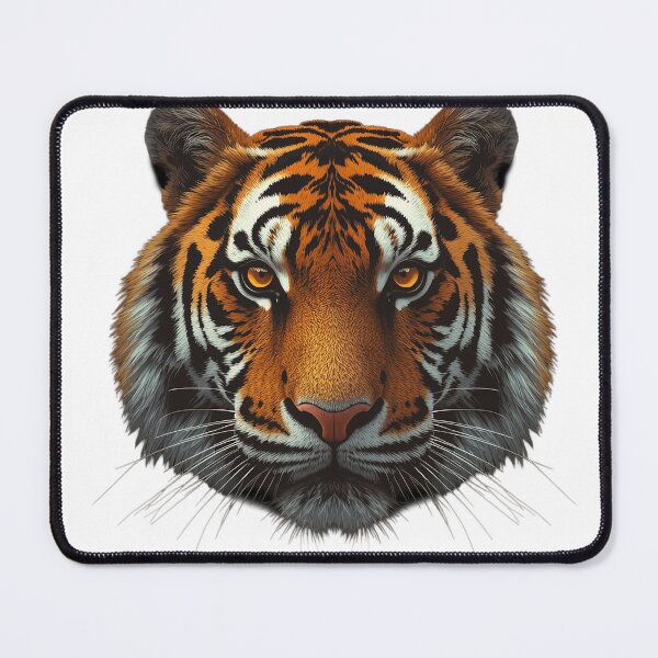 Item preview, Wild Tiger Portrait – Minimalist Tiger Design designed and sold by SpeedProduction.