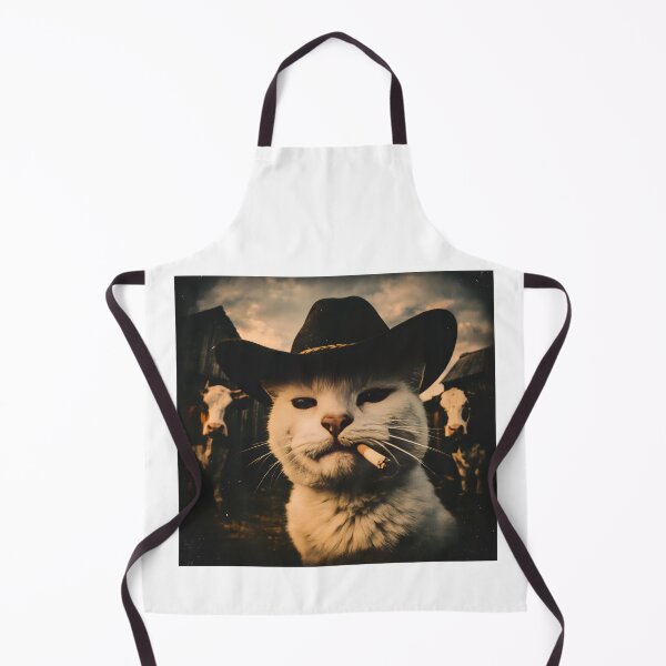 Item preview, Funny Cowboy Cat Meme Cat designed and sold by CaulfAyiana.